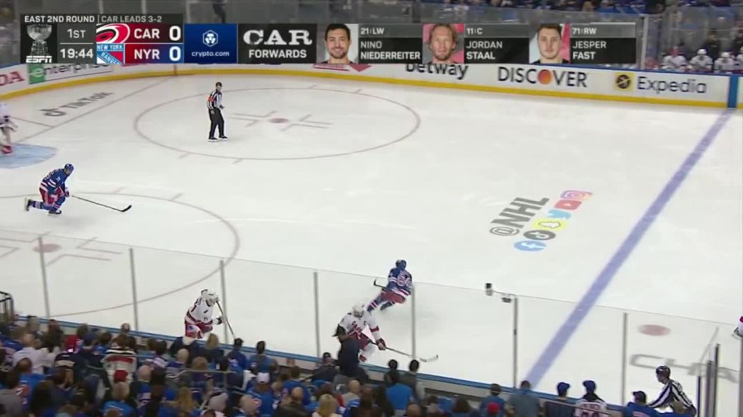 Carolina Hurricanes at New York Rangers Second Round, Gm 6   Full Game Highlights