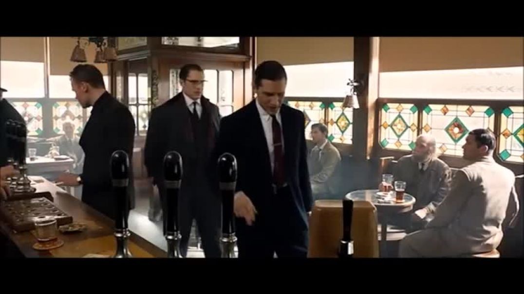 ⁣“Legend” movie krays fight scene in bar (the movie is called LEGEND) starring Tom Hardy