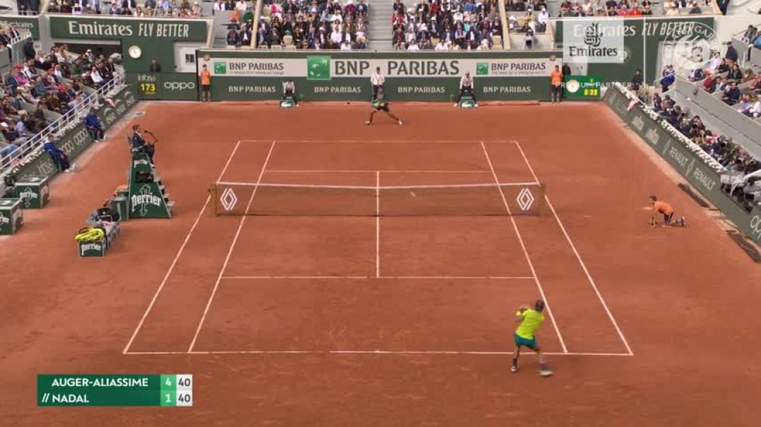 ⁣Rafael Nadal vs Felix Auger-Aliassime - Round 4 Highlights   Roland-Garros 2022