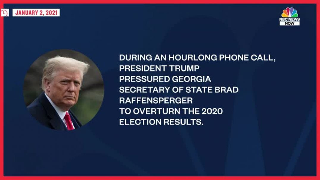 ⁣Full Phone Call Trump Pressures Georgia Secretary of State To Recount Election Votes   NBC News