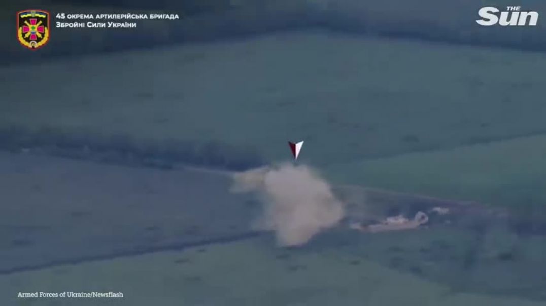 Ukrainian forces destroy Russian armoured vehicles trying to flee