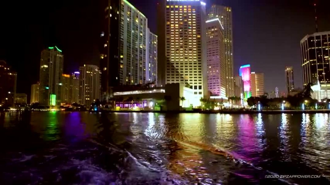 Miami River Yachts Party All Night Long   ZIPZAPPOWER   Miami Nights 1