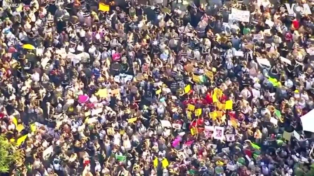 Protest in New York Over Abortion Decision