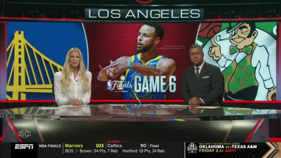 Curry is not from this world - Stephen A. on Warriors beat Celtics 103-90, claiming the NBA title