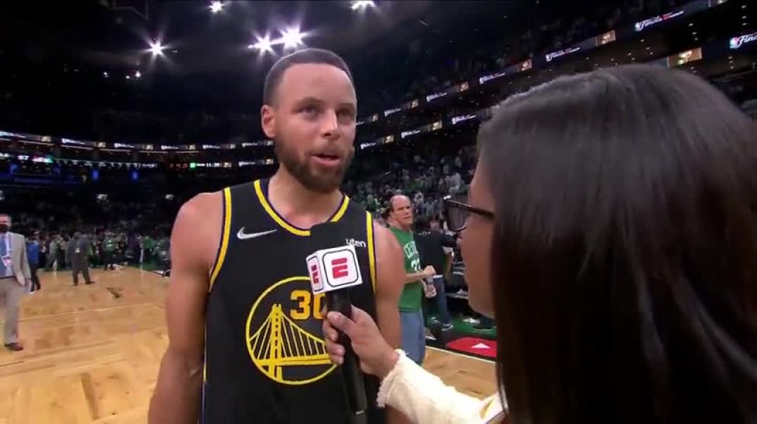 Stephen Curry Talks BIG Game 4 Win, Postgame Interview