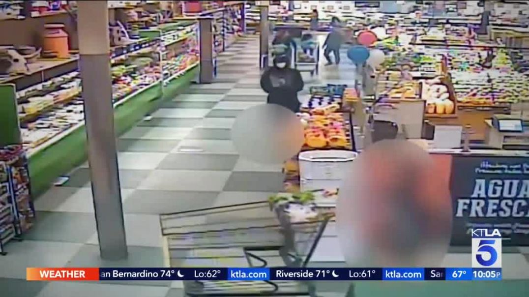 Police seek suspect in Southern California grocery store attack