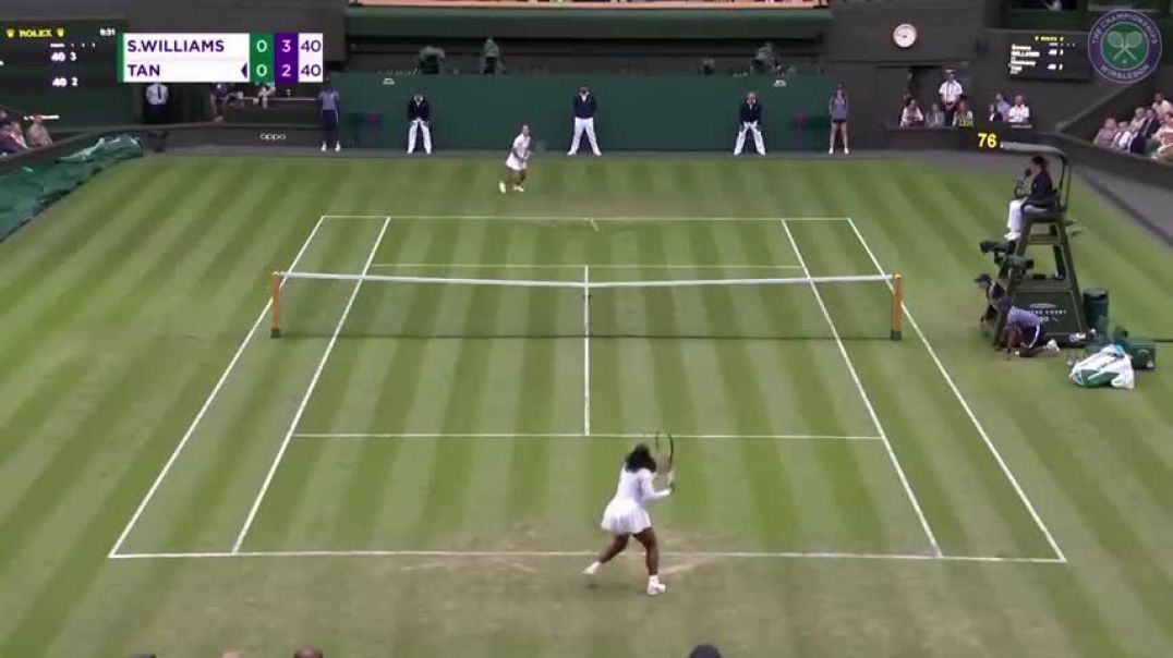 Serena Williams vs Harmony Tan  First Round Highlights  Wimbledon 2022