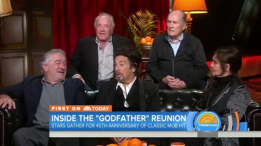 ⁣‘Godfather’ Reunion Al Pacino, James Caan, Robert Duvall Reveal Secrets   TODAY