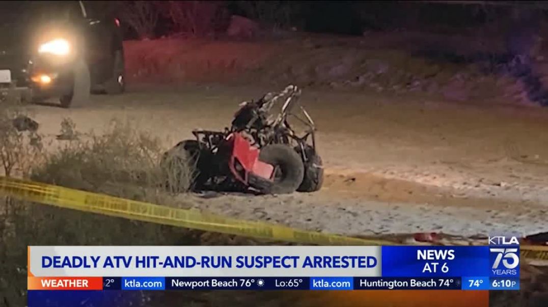 Arrest made in Southern California ATV hit-and-run that killed 2 children