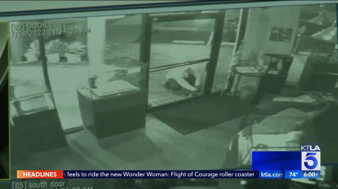 Video captures smash-and-grab at Orange County jewelry store