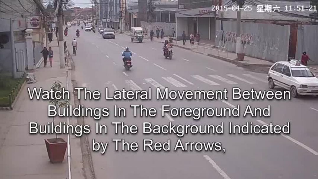 ⁣Nepal Earthquake - Visible Lateral Ground Movement