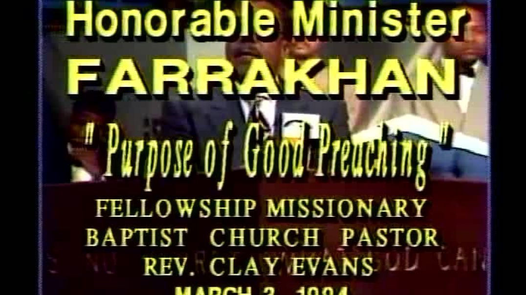 BEST Preaching EVER! Farrakhan Speaks at Fellowship Missionary Baptist Church