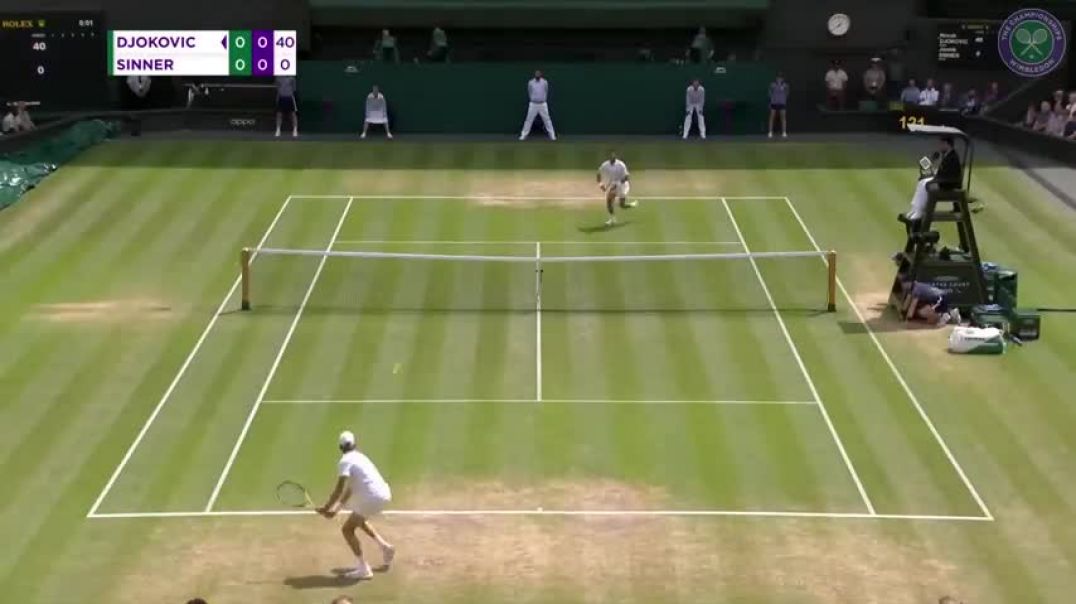 ⁣Novak Djokovic vs Jannik Sinner   Match Highlights   Wimbledon 2022
