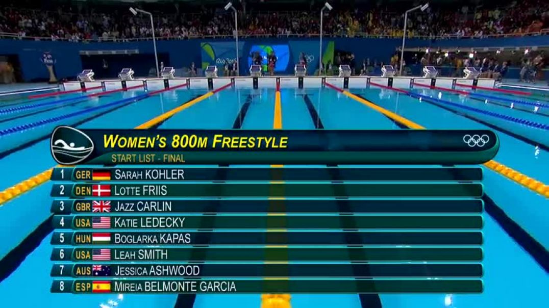 Rio Replay Women's 800m Freestyle Final