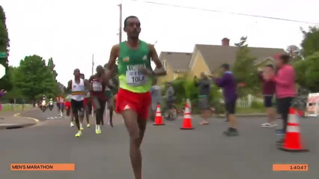 Tamirat destroys records to lead Ethiopian 1-2 in marathon   World Athletics Championships Oregon 22