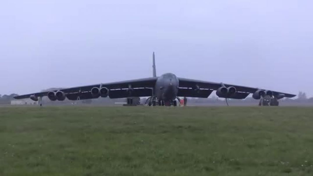 B-52 - FREDY 96 - Start Up - Take Off - Land - Fairford - 31 10 19