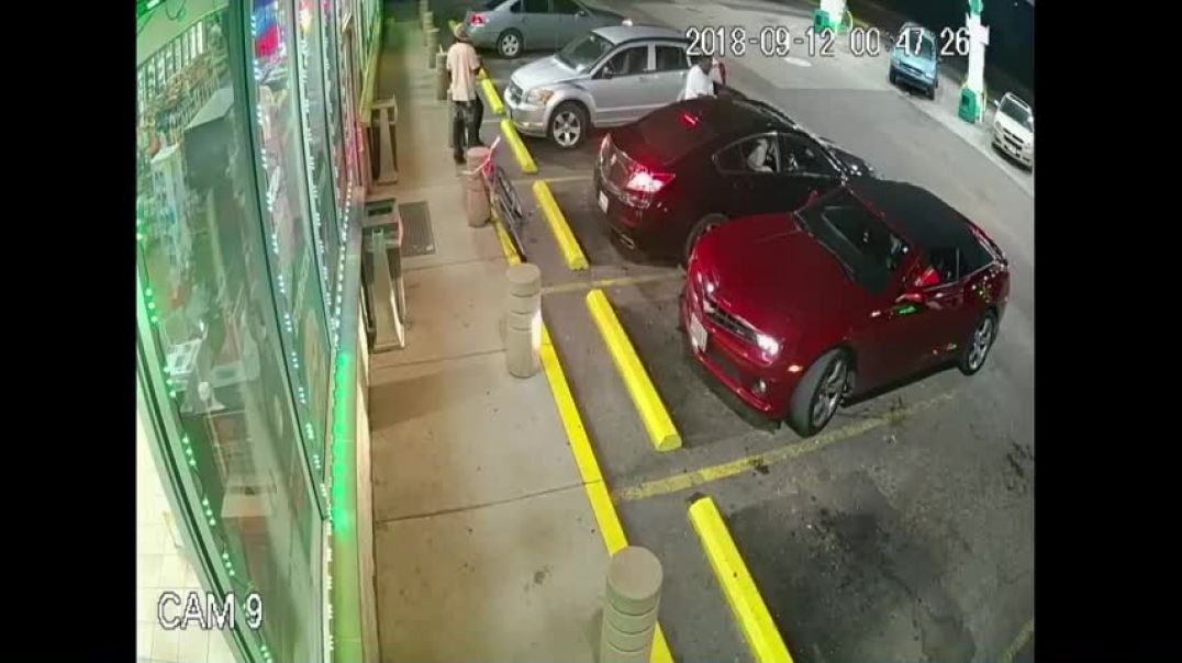 ⁣RAW: Violent shootout caught on camera at East St. Louis gas station