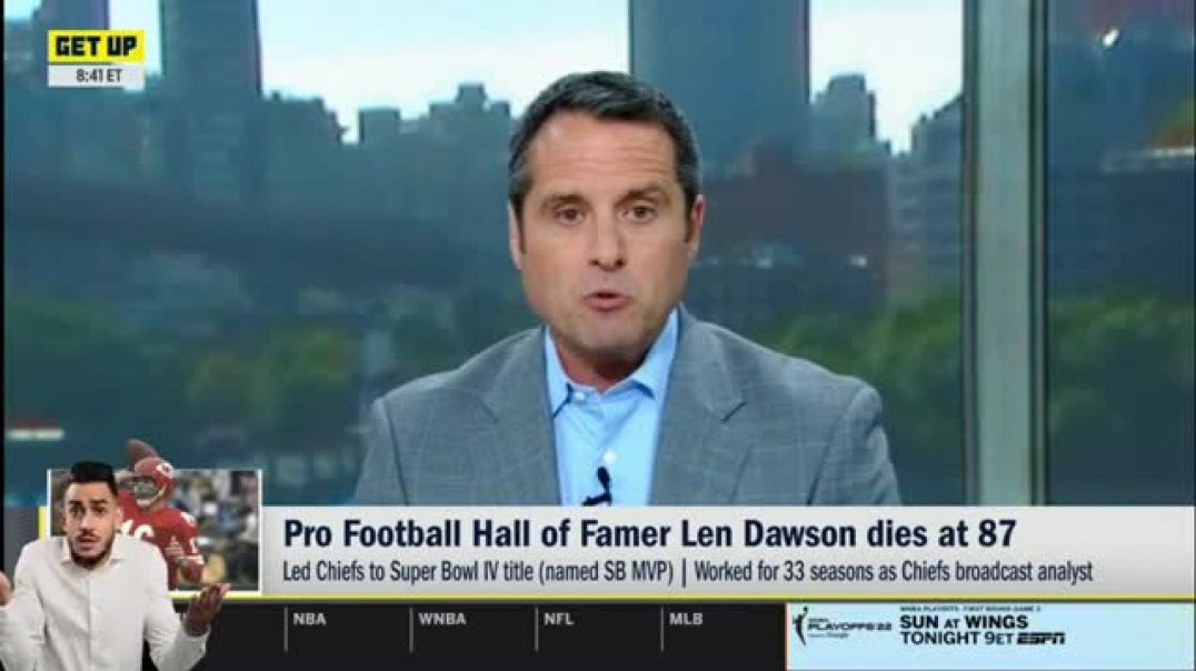 FIRST TAKE   Stephen A  collapsed Len Dawson rests at age of 87, rip Hall Of Hame Legendare Chiefs