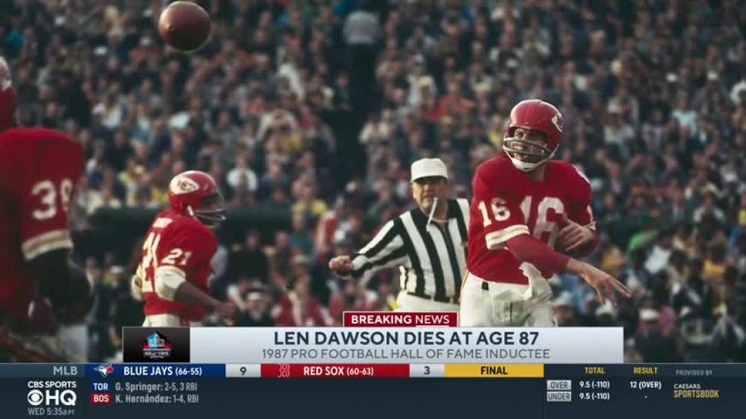 Len Dawson Dies at Age 87, Chiefs Legend, 1987 Pro Football Hall of Fame Inductee   CBS Sports HQ