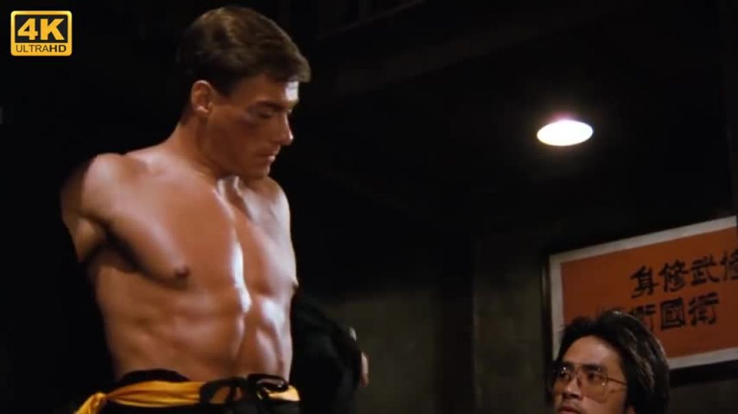 ⁣Bloodsport Van Damme Full Final Fight, 4k film editing, Parliament cinema Club,