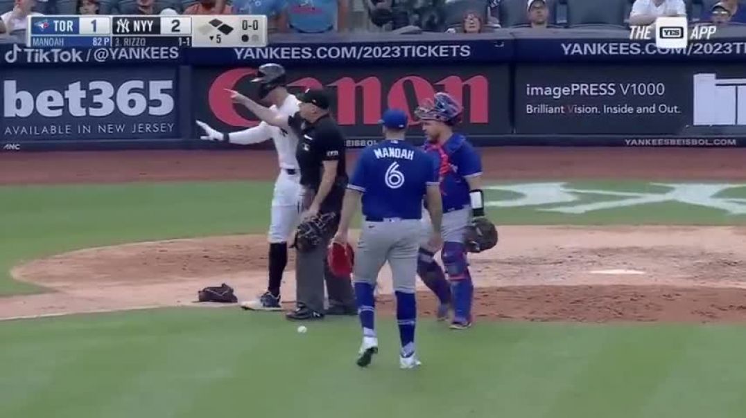 Tempers Flare in Yankees Blue Jays Game After Aaron Judge is Hit