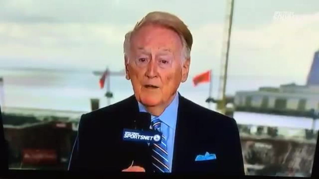 Vin Scully's final message as he signs off on his final broadcast