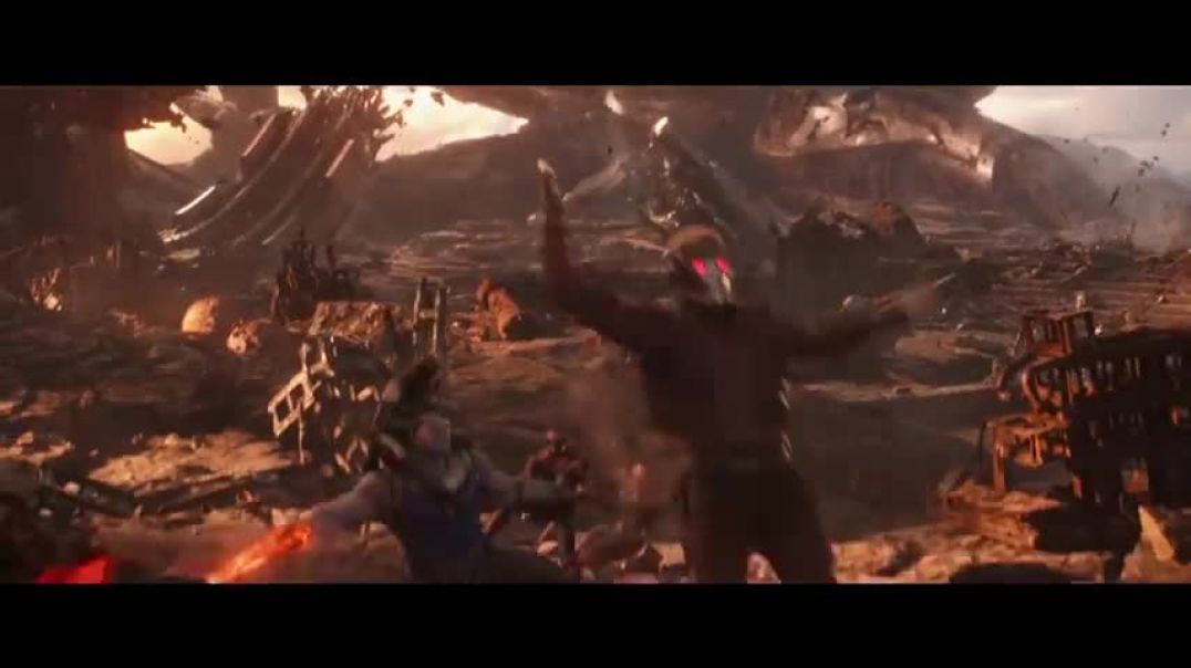 ⁣Avengers Infinity War (2018) -  Thanos Throws A Moon    Movie Clip HD