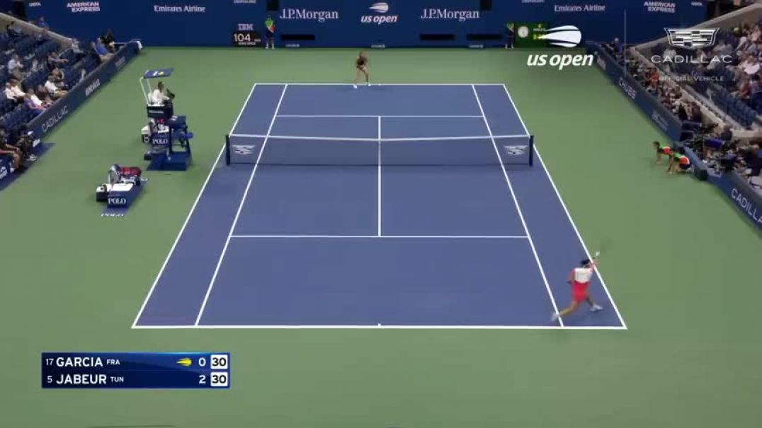 ⁣Caroline Garcia vs. Ons Jabeur Highlights | 2022 US Open Semifinal