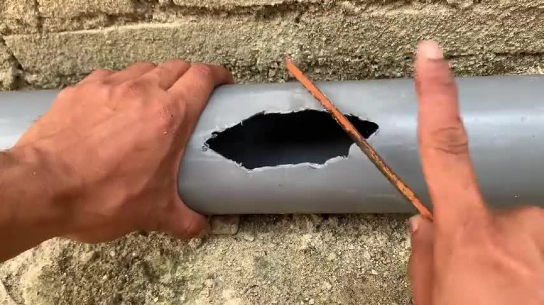 ⁣Once You Know This Plumber's Secret Idea, You Won't Be Cutting A Big Broken Pipe