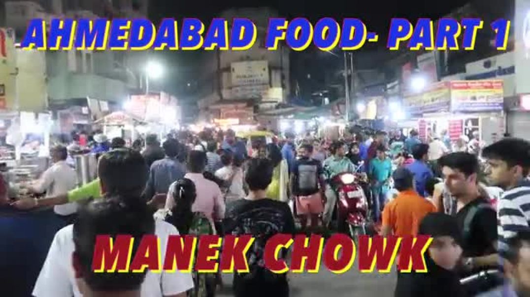 Best Of Manek Chowk   Ahmedabad Street Food   Golgappa Girl