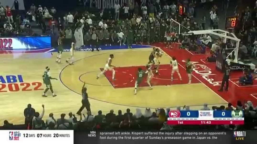 BUCKS at HAWKS   ABU DHABI GAMES   FULL GAME HIGHLIGHTS   October 6, 2022