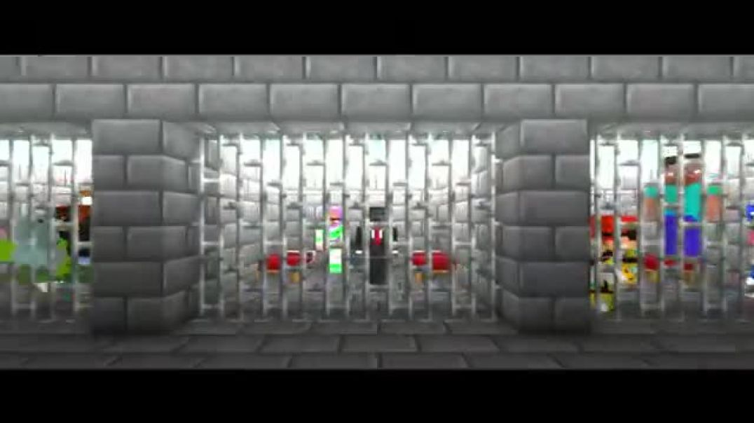 Escaping a Villager Prison in Minecraft