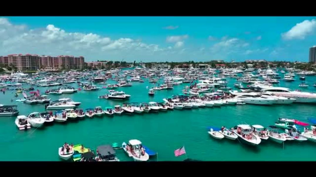 BOCA BASH 2022- CRAZIEST SANDBAR PARTY OF THE YEAR  ( IT WAS FUN )   Droneviewhd ( Part 2 )