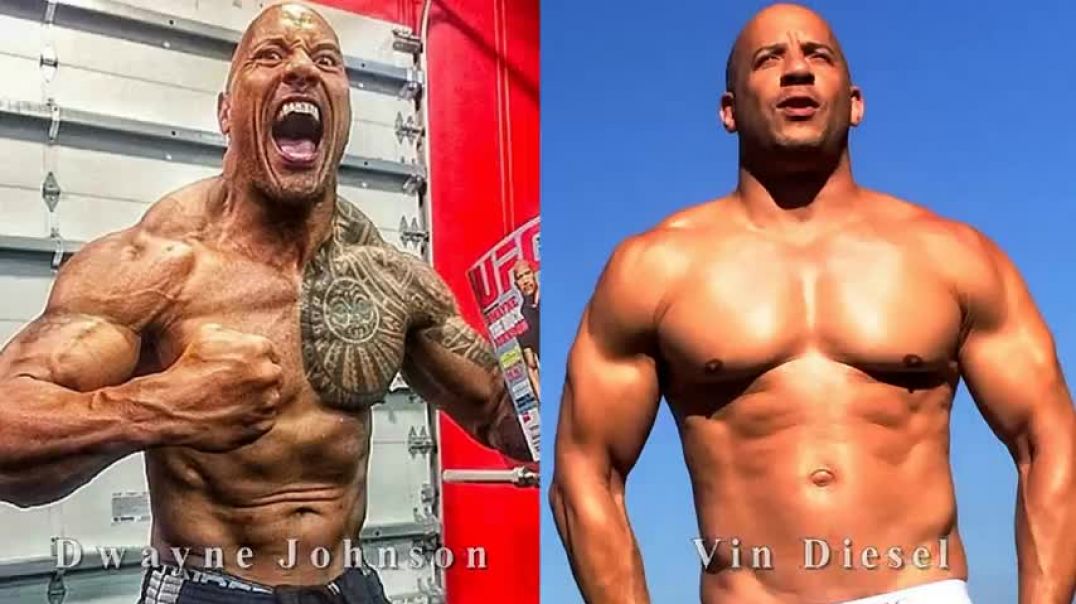 The Rock vs Vin Diesel Transformation ★ 2019