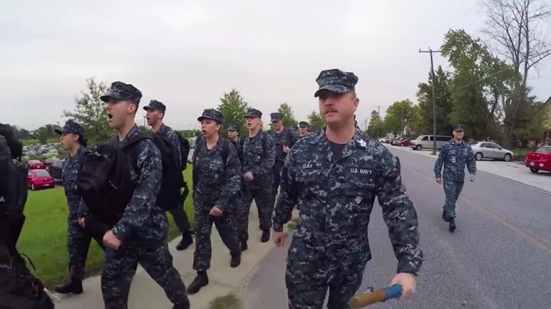 ⁣Best Military Cadence US Navy Sailors Sing the Steam Roller Chant! (Just a Little Rock n Roll)