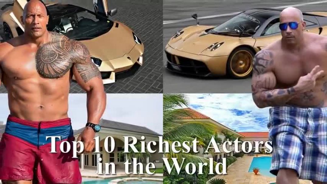 Top 10 Richest Actors in the World ★ 2019