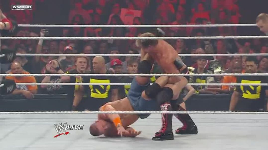 John Cena & Bret Hart vs. Edge & Chris Jericho - Lumberjack Match: Raw, August 9, 2010