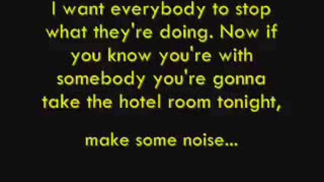 ⁣Hotel Room - Pitbull lyrics