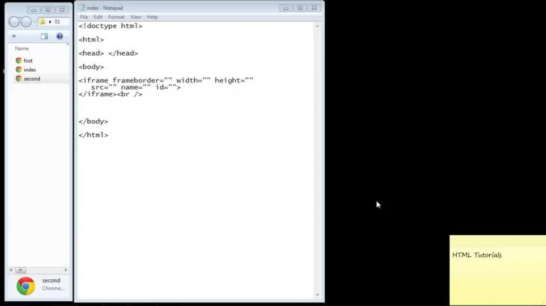 ⁣HTML Tutorial for Beginners - 23 - iframe element