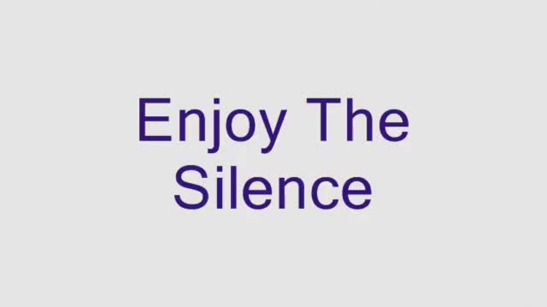 Depeche Mode - Enjoy The Silence (Lyrics)