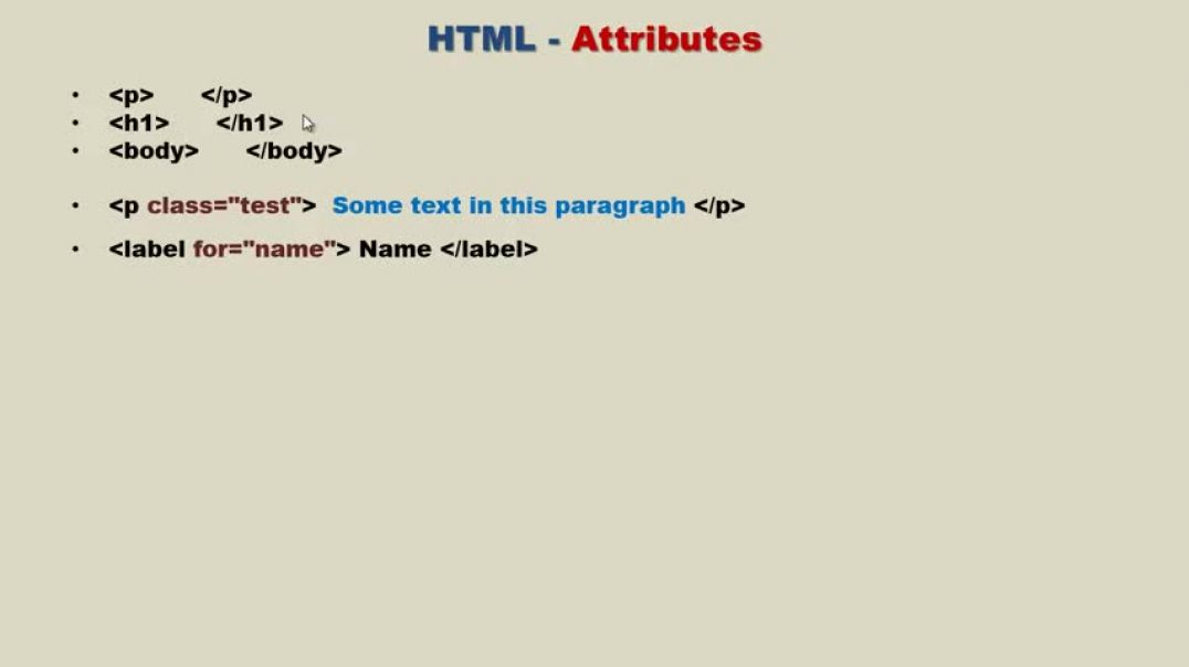 ⁣HTML Tutorial for Beginners - 19 - Attributes