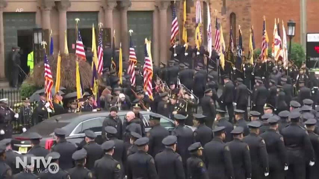 ⁣Fallen detective in Jersey City shooting laid to rest