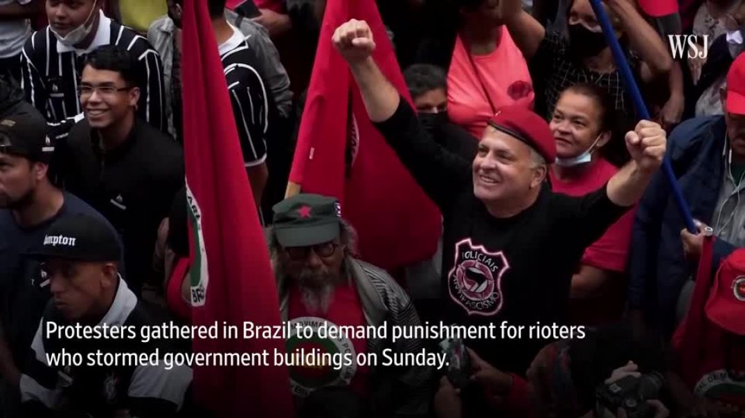 ⁣Brazil Protesters Demand Punishment for Rioters, Lula Vows Investigation