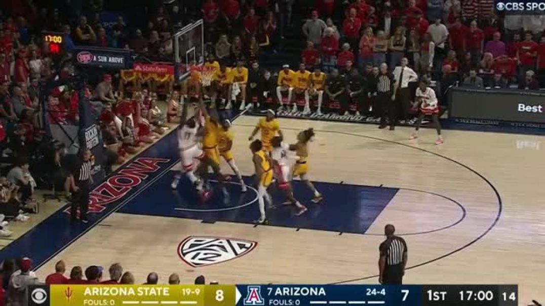 ⁣Arizona State vs. No. 7 Arizona | Game Highlights | College Men's Basketball | 2022-23 Season