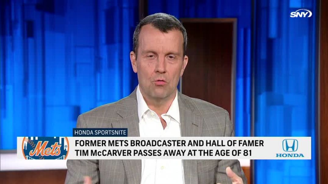 ⁣Remembering the life of the late Tim McCarver   SportsNite   SNY