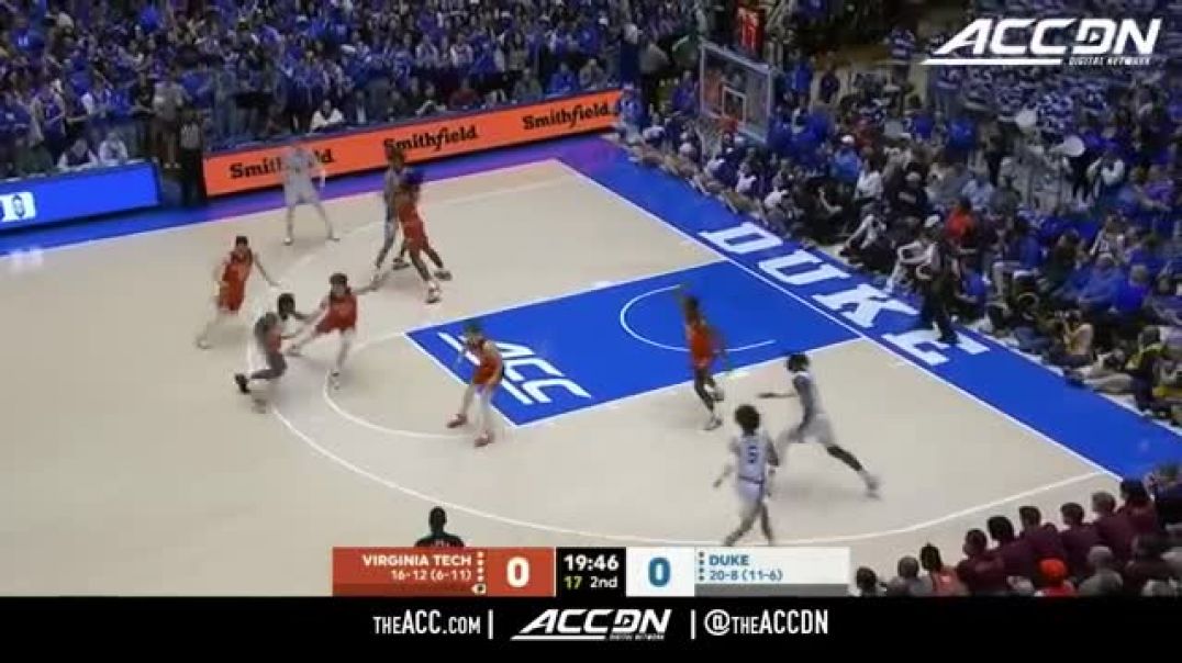 ⁣Virginia Tech vs. Duke Condensed Game | 2022-23 ACC Men’s Basketball