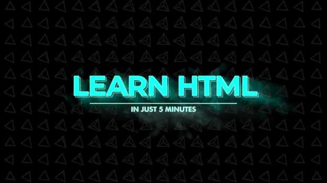 HTML in 5 minutes