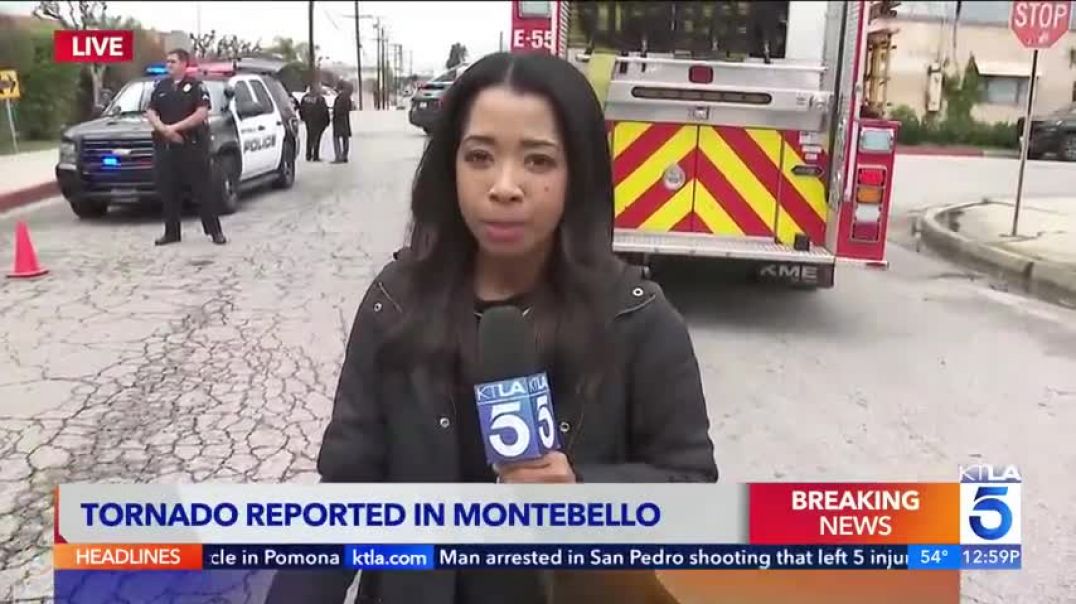 ⁣Rare tornado reported in Montebello