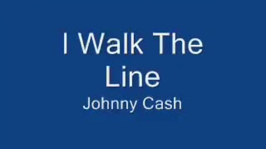 ⁣Johnny Cash - I Walk The Line (Lyrics)