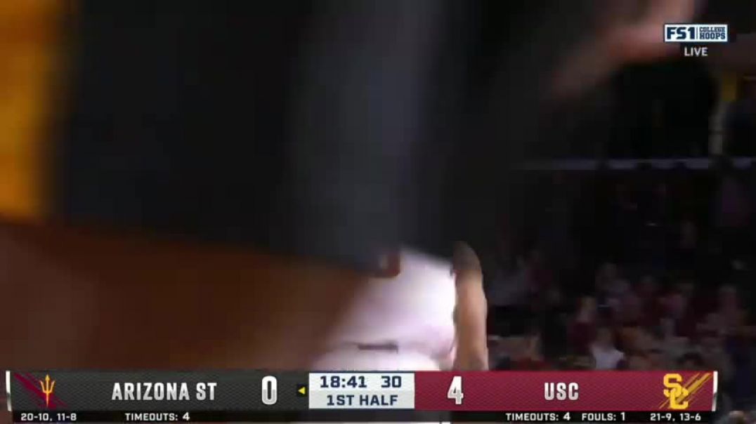 ⁣Arizona State vs. USC | Game Highlights | College Men's Basketball | 2022-23 Season